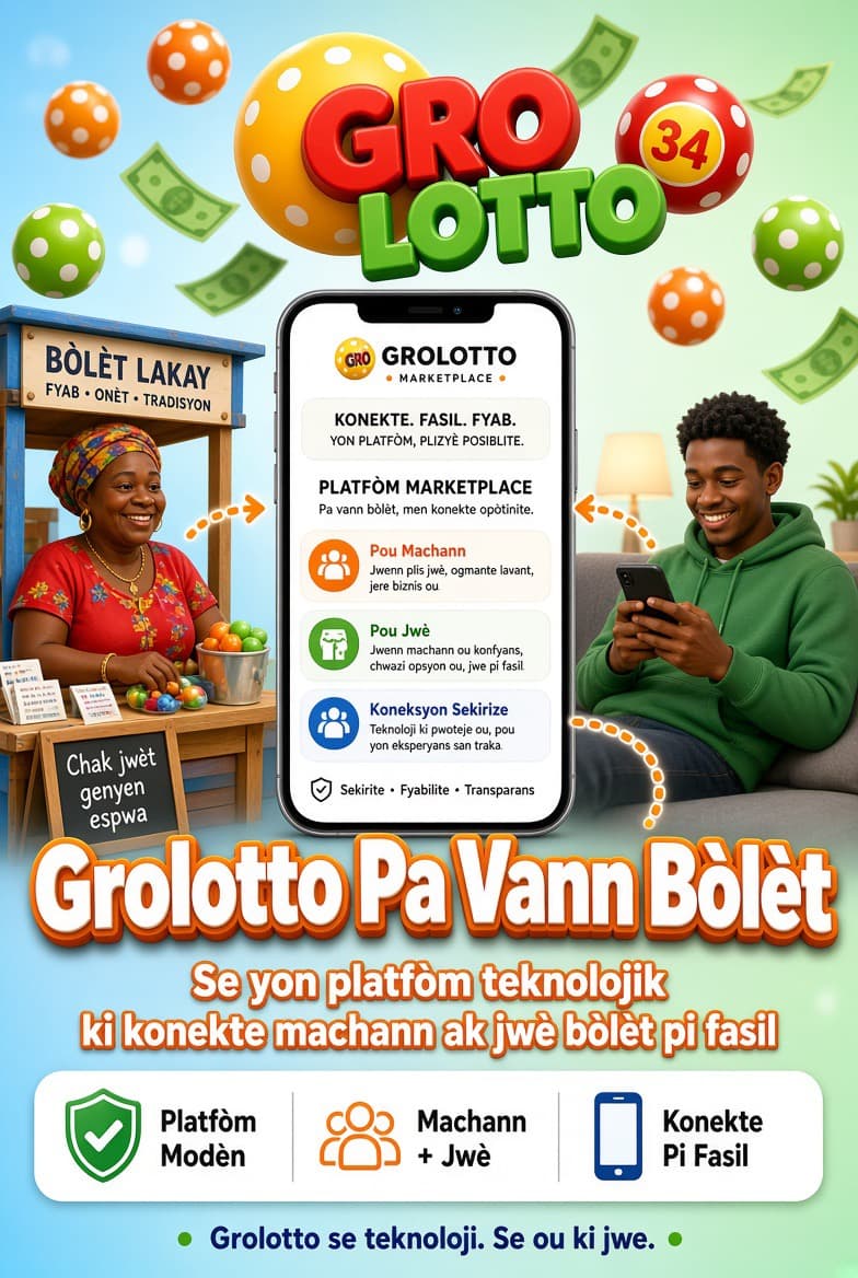 Grolotto pa vann bòlèt — se yon platfòm teknolojik